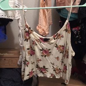 Flower crop top